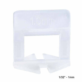 Raimondi RLS 1mm tile leveling clips for porcelain tile installation