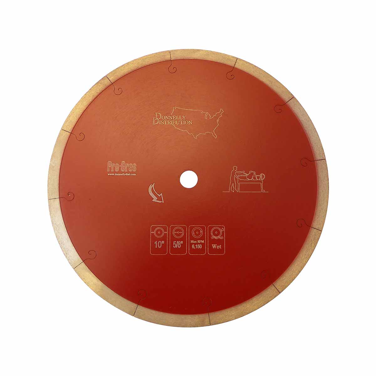 Raimondi G-slots Pro-Gres Premium Diamond Blade 10 Inch