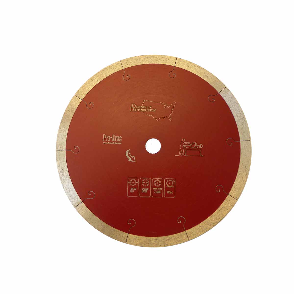 Raimondi G-slots Pro-Gres Premium Diamond Blade 8 Inch