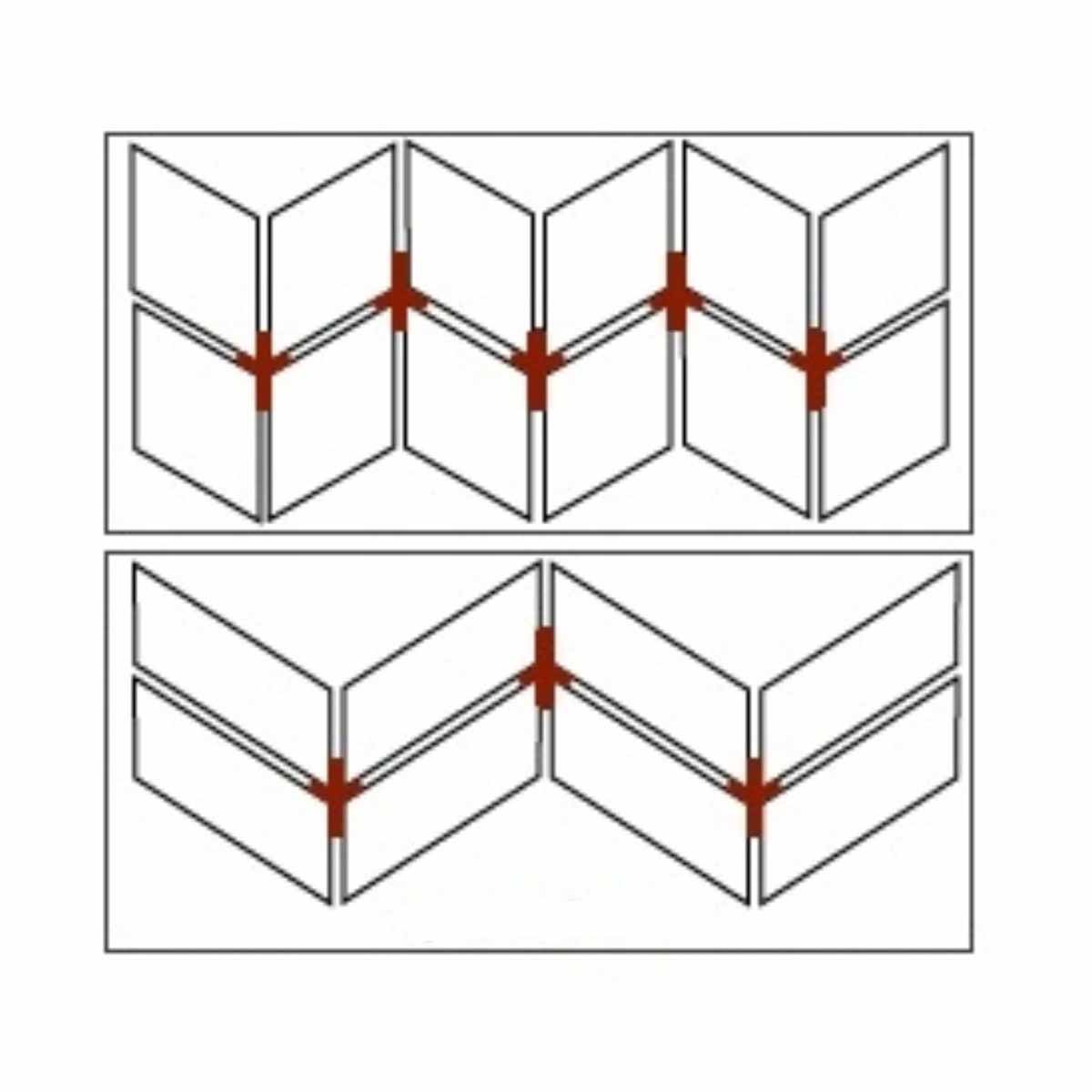 Raimondi X Spacers for Rhombus Tile 2mm - 200 Pack