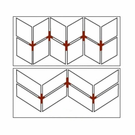 Raimondi X Spacers for Rhombus Tile 2mm - 200 Pack