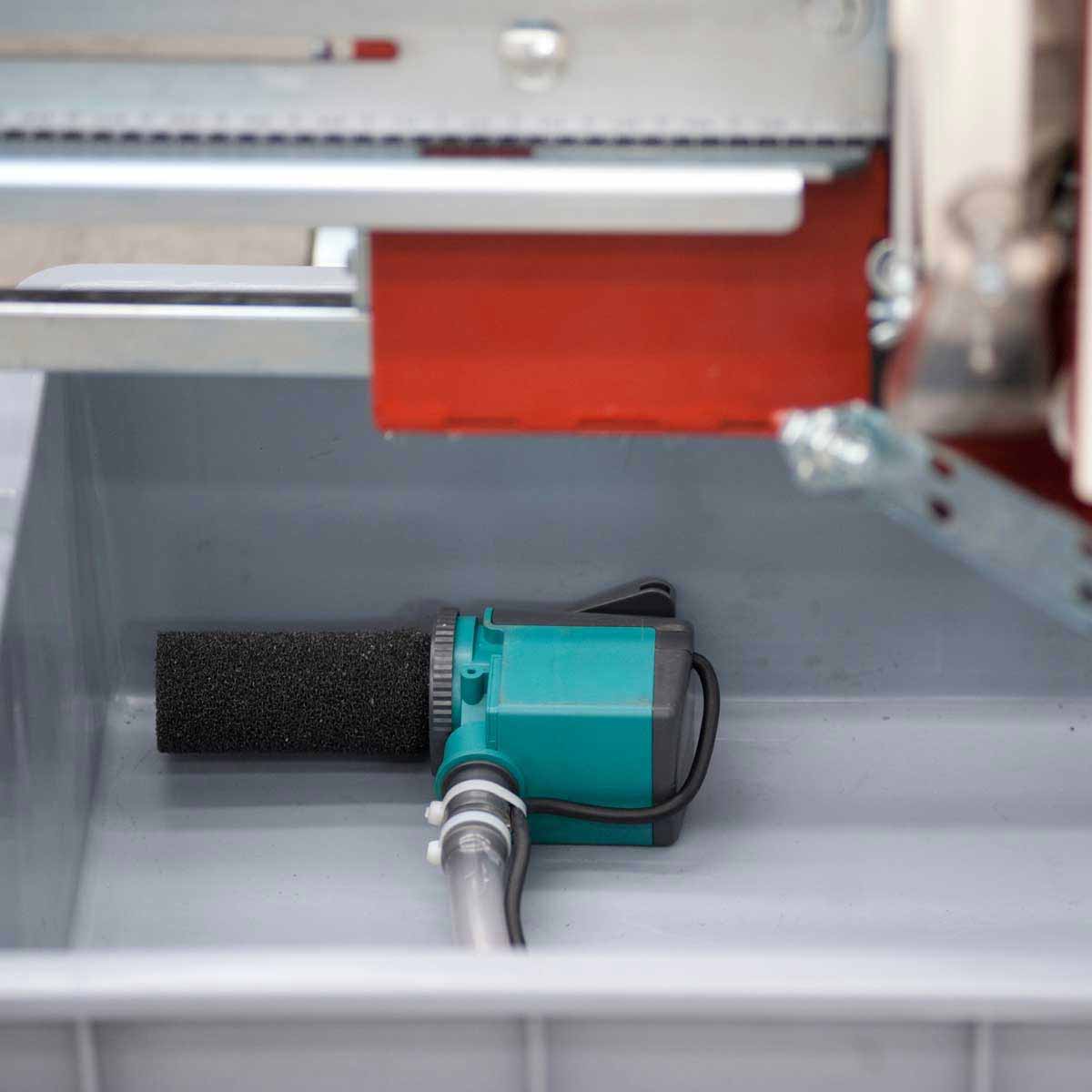 Raimondi Vertical Cut Wet Tile Saw Water Basin and Pump