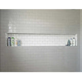 Recess-It 16 x 72 shower niche in a steam shower installation