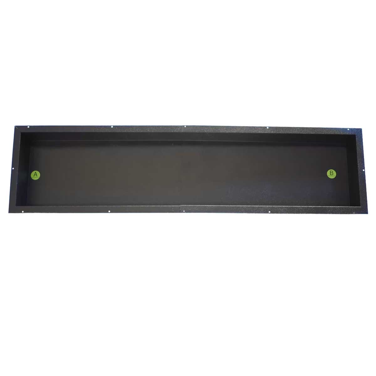 Recess-It Adjustable 16 x 72 ready-to-tile shower niche with straight flange