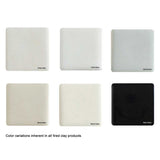 Recessed Shampoo Soap Porcelain 3 sections Biscuit Matte