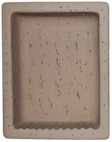 Cast Stone Rectangular Recess - Mocha