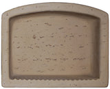 Cast Stone Oval Recess - Mocha