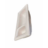 Recessed Shampoo Soap Porcelain Narrow Biscuit Glossy