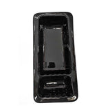 Recessed Shampoo Soap Porcelain Narrow Black Glossy