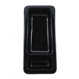Recessed Shampoo Soap Porcelain Narrow Black Glossy