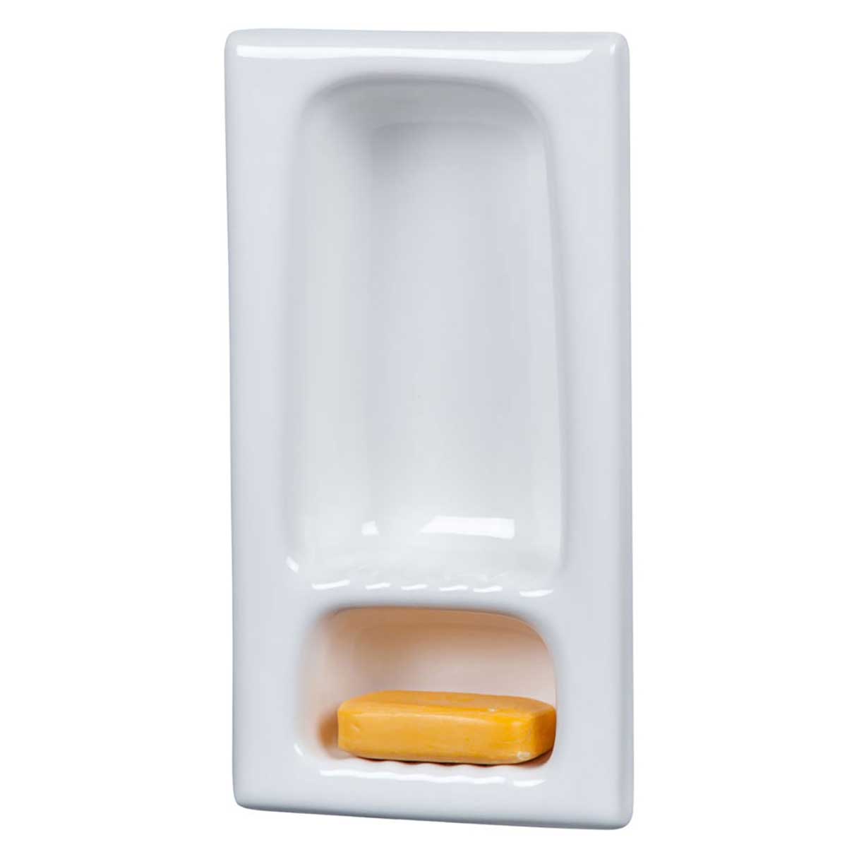 Recessed Shampoo Soap Porcelain Narrow - Stone