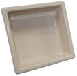 Recessed Shampoo Square Porcelain Parchment Glossy