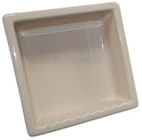 Recessed Shampoo Square Porcelain Parchment Glossy