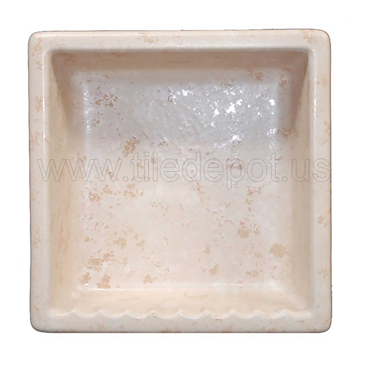 Recessed Shampoo Square Porcelain - Stone