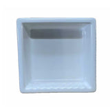 Recessed Shampoo Square Porcelain - Ice White