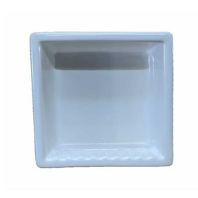 Recessed Shampoo Square Porcelain - Ice White
