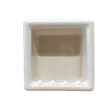 Recessed Soap Dish Porcelain 6 Biscuit Glossy