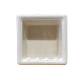 Recessed Soap Dish Porcelain 6 Biscuit Glossy