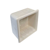 Recessed Soap Dish Porcelain 6 Biscuit Glossy