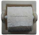 Recessed Tissue Holder Extended - Biscuit