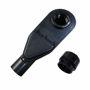 SereneDrains ABS Horizontal Side Discharge Outlet Low Profile Shower Drain Assembly Reducer PVC Base Pipe Fitting P Trap