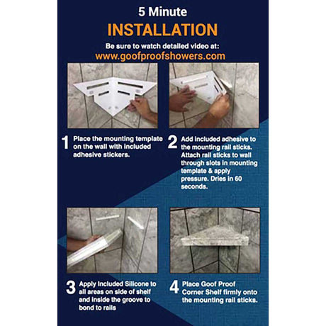 RetroShelf Tile Ready Retro Shelf