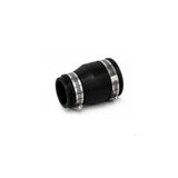Flexible rubber reducing coupling angled view