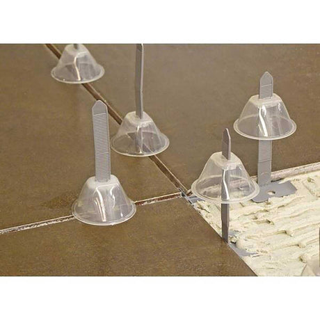 Rubi Tile Leveling System creating smooth lippage-free tile surfaces