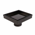 SereneDrains Serene Drains 5 inch square shower drain in Oil Rub Bronze