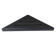 SereneDrains Matte Black Triangle Shower Shelf Foot Rest