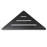 SereneDrains Matte Black Triangle Shower Shelf