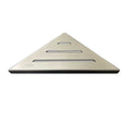 SereneDrains Triangle Brushed Stainless Steel Triangle Shower Shelf