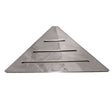 SereneDrains Polished Stainless Triangle Shower Shelf