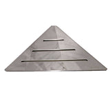 SereneDrains Polished Stainless Triangle Shower Shelf