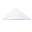 SereneDrains Matte White Triangle Shower Shelf