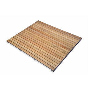 Serene plantation teak wood mat