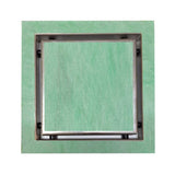 SereneDrains Square Shower Drain Invisible Hidden 6 inch