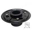 SereneDrains ABS 2 Inch Shower Drain Base for Linear Square Shower Drains Rubber Fitting
