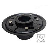 SereneDrains ABS 2 Inch Shower Drain Base for Linear Square Shower Drains Rubber Fitting