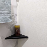 SereneDrains Triangle Shelf Stainless Steel - Matte Black 9