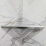 SereneDrains Triangle Shelf Stainless Steel Brushed Stainless 9