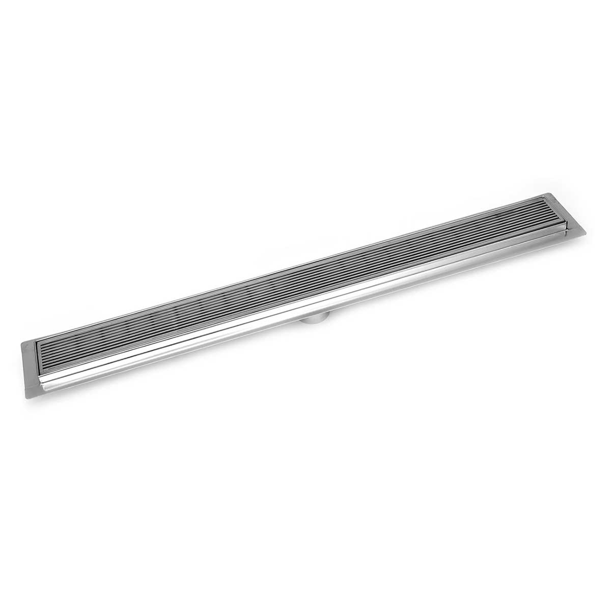 SereneDrains Linear Shower Drain Linear Wedge - Brushed 35