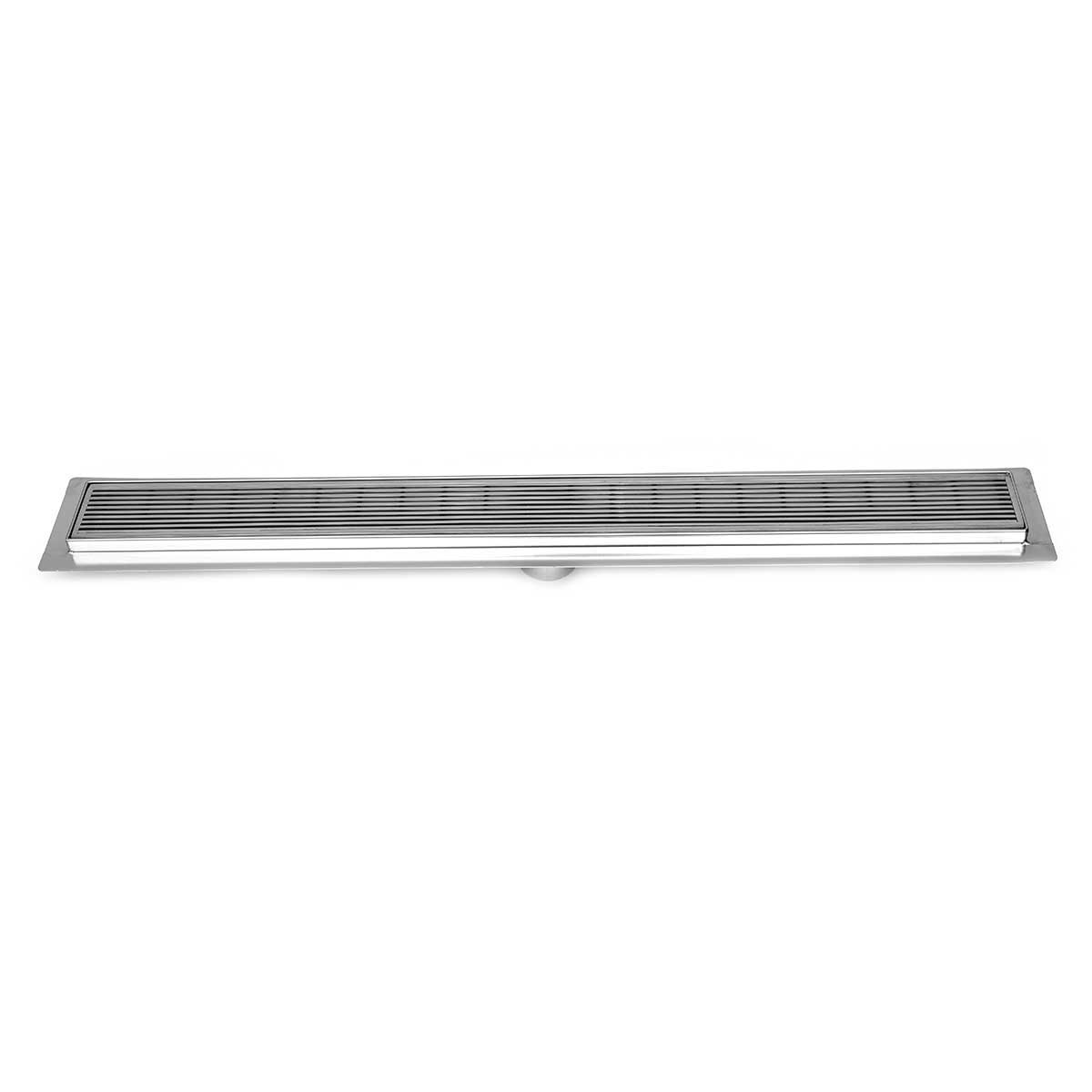 SereneDrains Linear Shower Drain Linear Wedge - Brushed 35