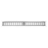 SereneDrains Linear Shower Drain Linear Wedge - Brushed 35