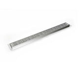 SereneDrains Linear Shower Drain Offset Outlet Broken Lane - Brushed 39