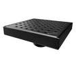 SereneDrains Square Shower Drain Traditional Square 6 Black