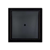 SereneDrains Square Shower Drain Tile Insert Matte Black 5 Inch