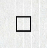 SereneDrains Square Shower Drain Tile Insert Matte Black 5 Inch