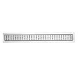 SereneDrains Linear Shower Drain Wind - Brushed Stainless 59