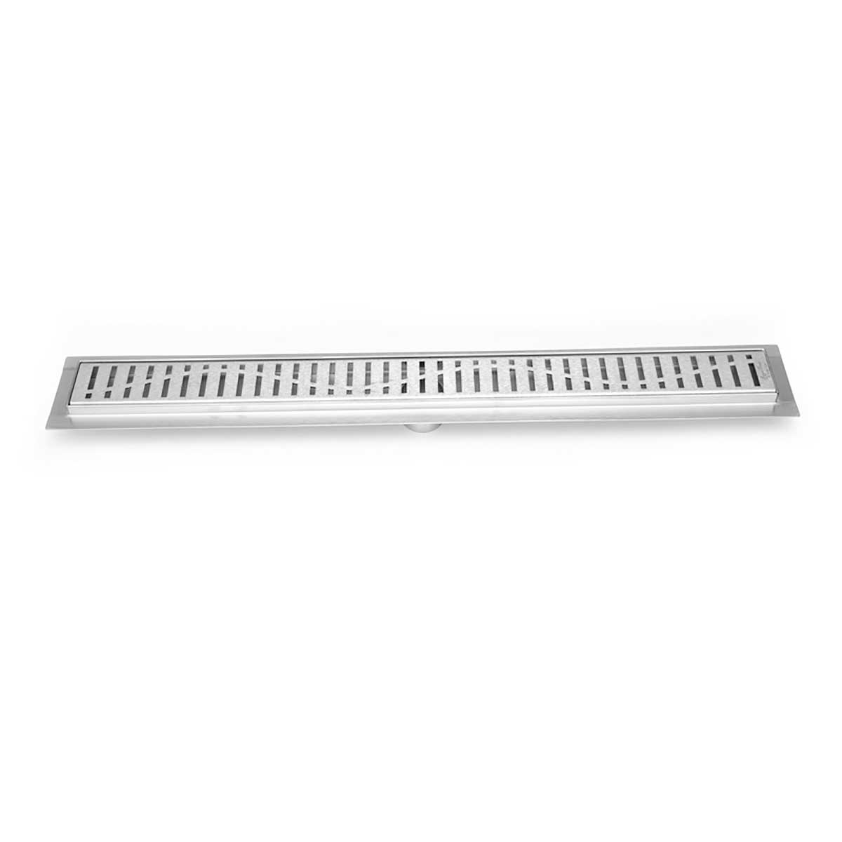 SereneDrains Linear Shower Drain Wind - Brushed Stainless 59